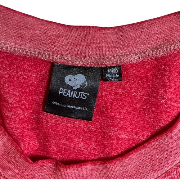 MAD Engine Women’s Red Snoopy Sweater – Relaxed Fit – Size 18/20 - Picture 7 of 9